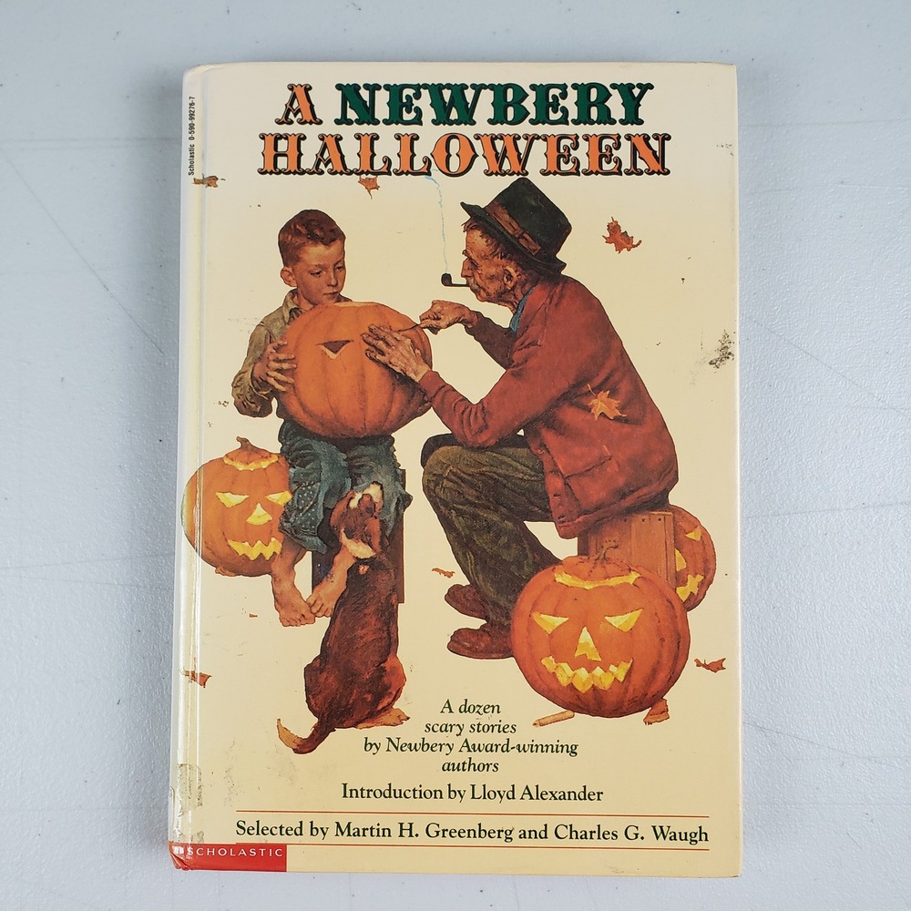 A Newbery Halloween Scary Stories Hardcover Scholastic 1998 Edition Vintage